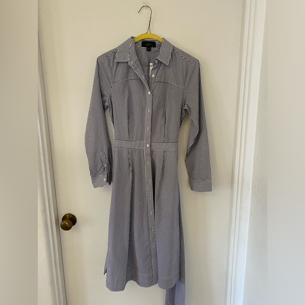 NWT JCREW Menswear Shirt Dress